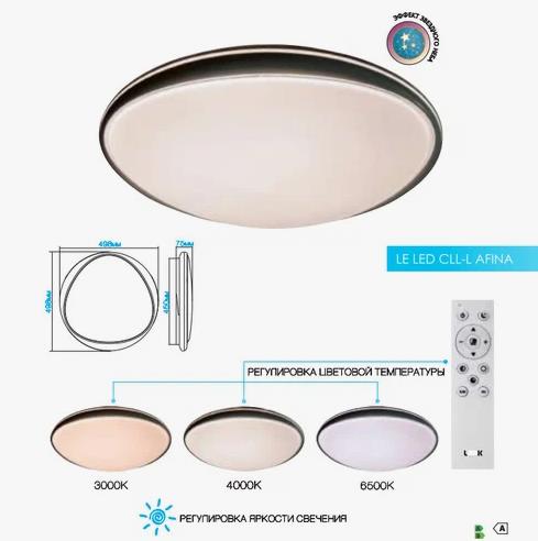 Настенно-потолочные светильники LEEK (SP) Afina 75W (M)