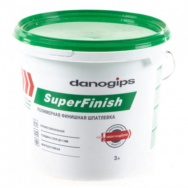 Шпатлевка Danogips SuperFinish 5кг/3л