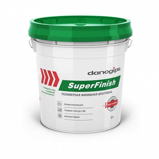 Шпатлевка Danogips SuperFinish 28кг/17л